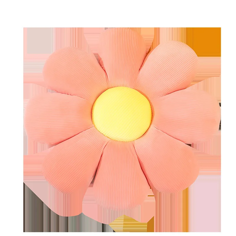 Small Daisy flower cushion Sun petal throw pillow plush toy sofa cushion Balcony bay window nap pillow pillow