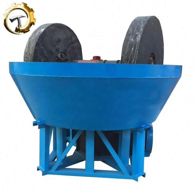 1-2 tons per hour 1200 Gold stamp mill for gold selection /gold ore grinding mill/wet gold pan mill used in South African