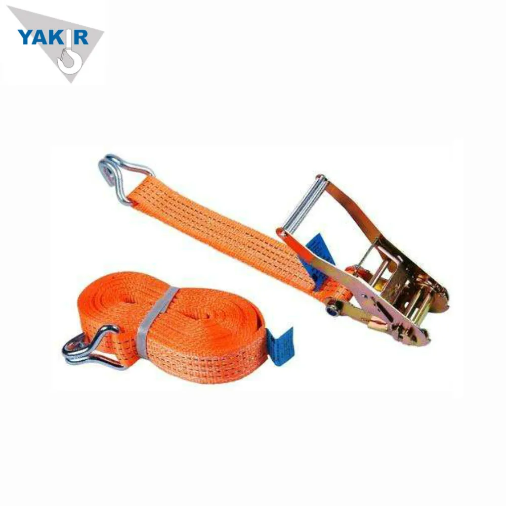 Competitive cheap price ratchet ratchet tie down lashing load strap for cargo