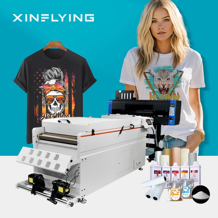 XinFlying 8-цветный DTF принтер A1 i3200 многофункциональный автоматический 60 см 24-дюймовый с бесплатной технической поддержкой