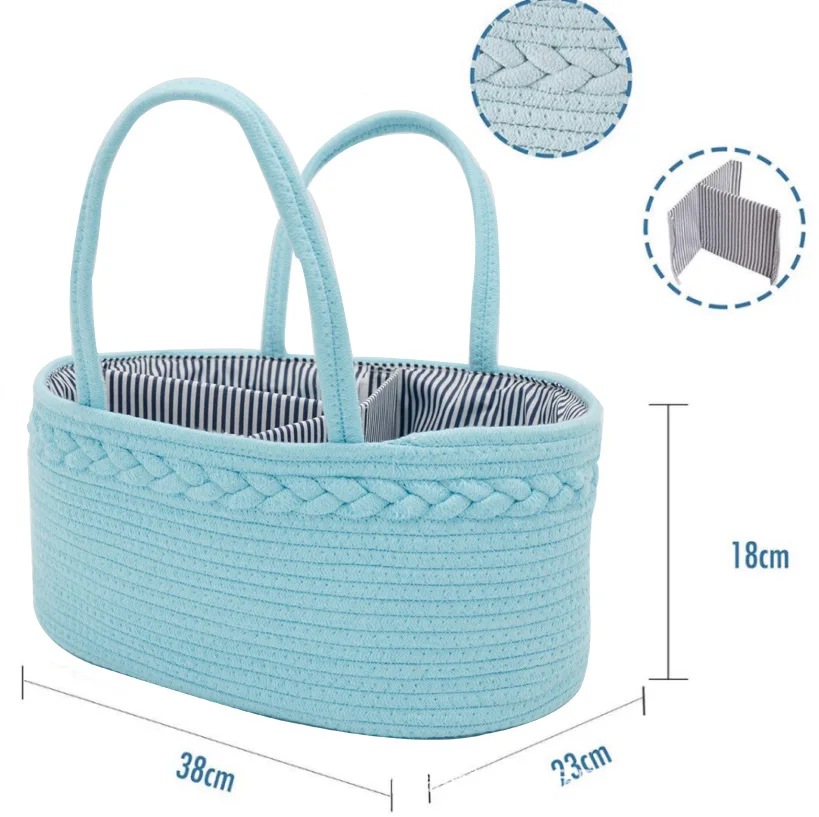 Custom Diaper Bag Caddy Baby Diapers Factory Wholesale Storage Bags Baskets Organizer For baby Boys