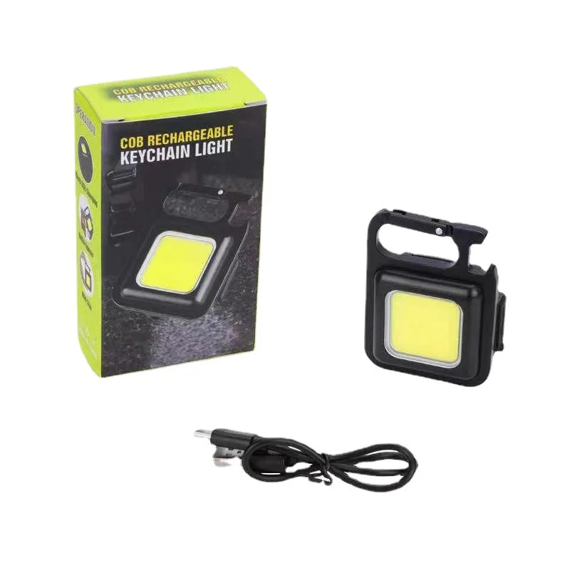 Newest Magnetic COB Work Light Pocket led work flashlight with Bottle opener  Torch Lamp for car Repair