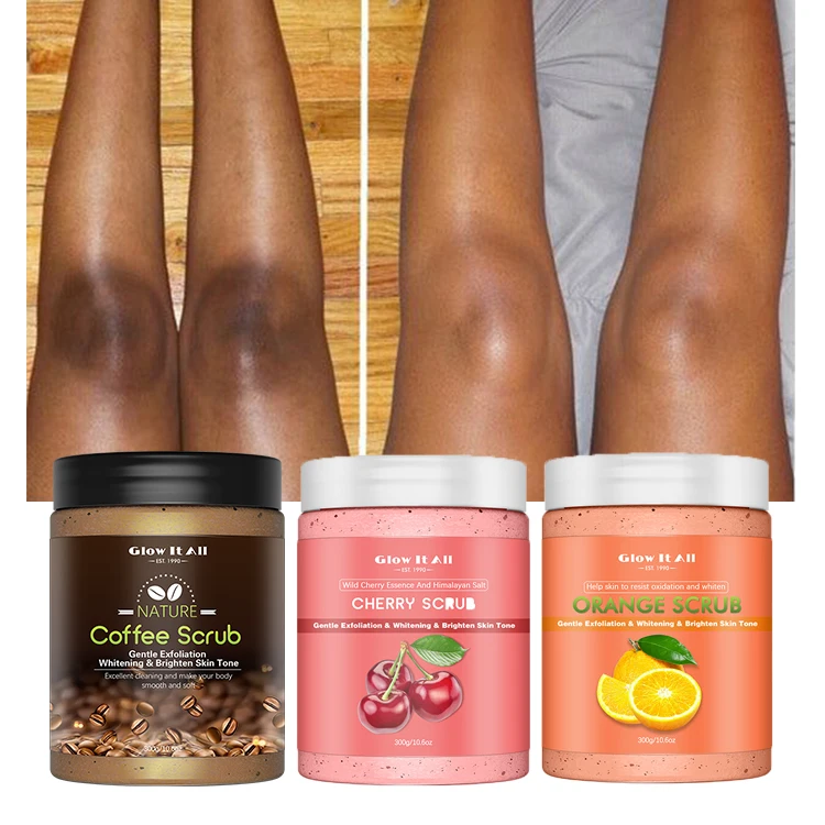 Private Label Bodyscrub Fruit Mango Papaya Handmade Exfoliating Scrub Sweet Whitening 100% Natural Organic Face Body Scrub