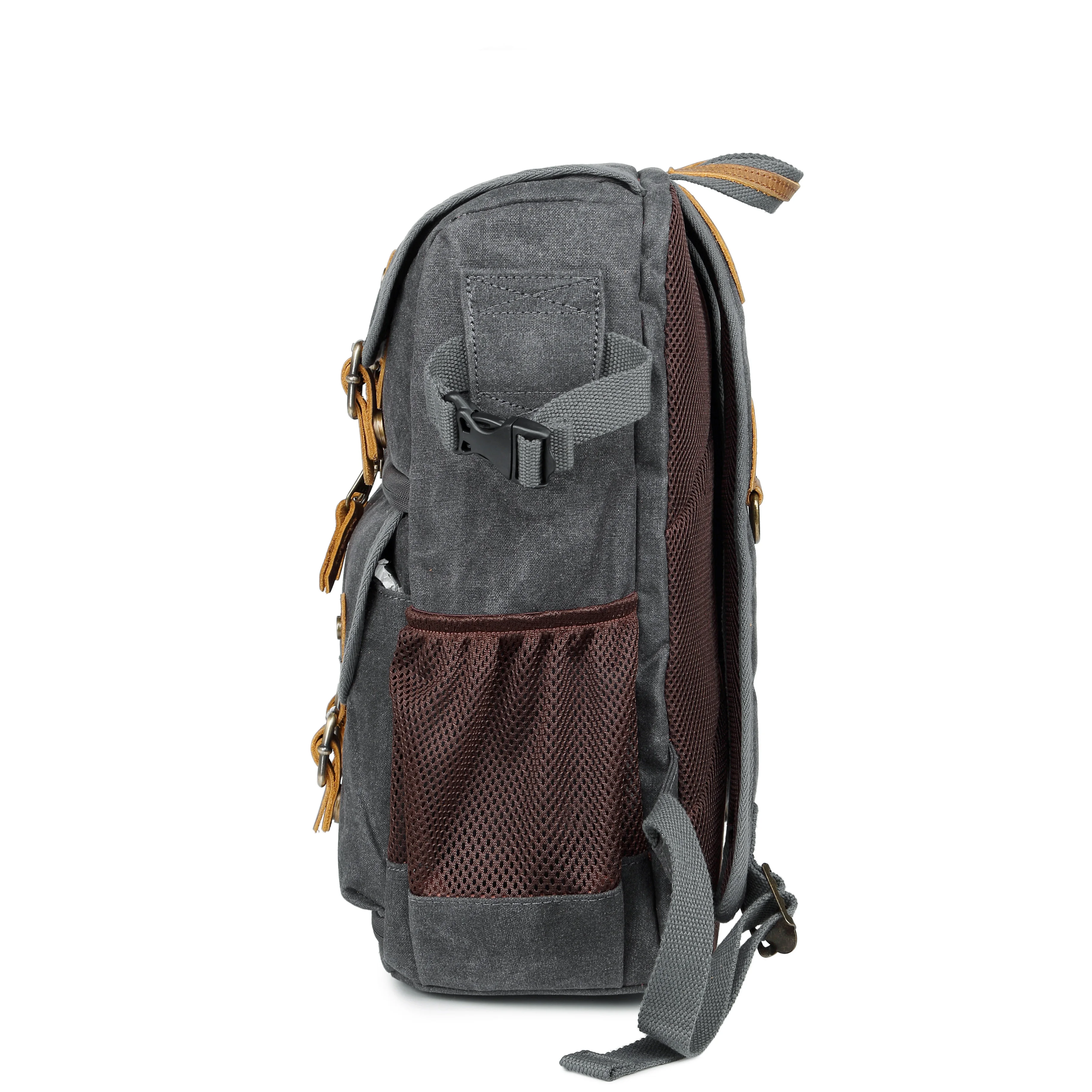 
Best selling Liansheng Khaki canvas leather waterproof leisure neoprene camera inner bag for men travel 