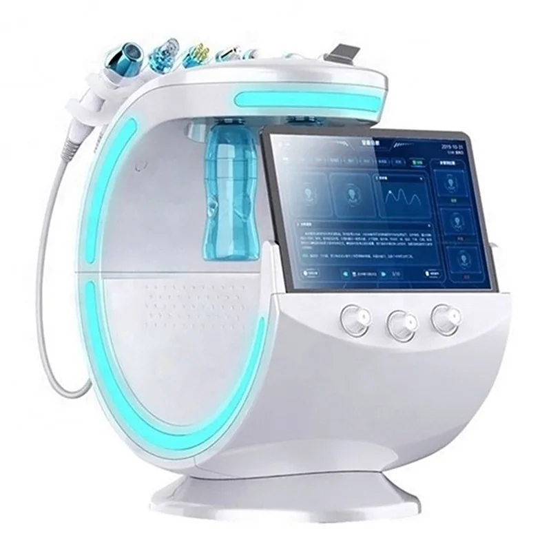 smart ice blue 7 in 1 multi-functional hydrafacials water dermabrasion oxygen hydra jet facial machine