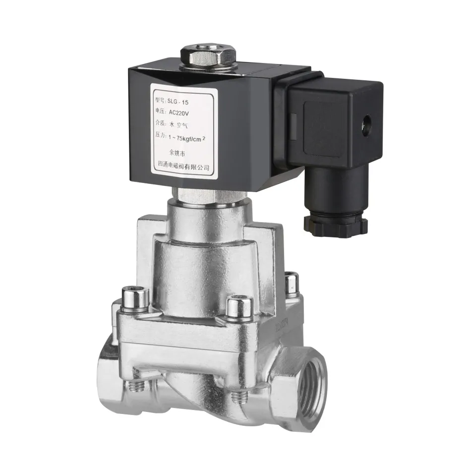 SLA Series 2/2-way stainless steel solenoid valve Normally Closed SS304 SS316 220V