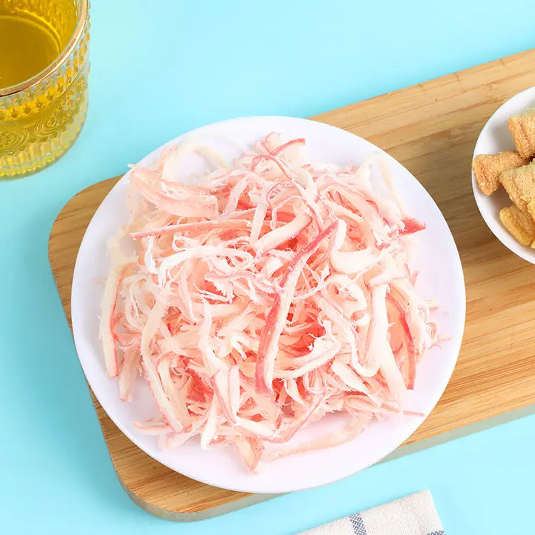 Прямые продажи с завода здоровых и вкусных готовых к употреблению тертый вручную морепродукты сухие повседневные закуски из углеродного тертого кальмара на