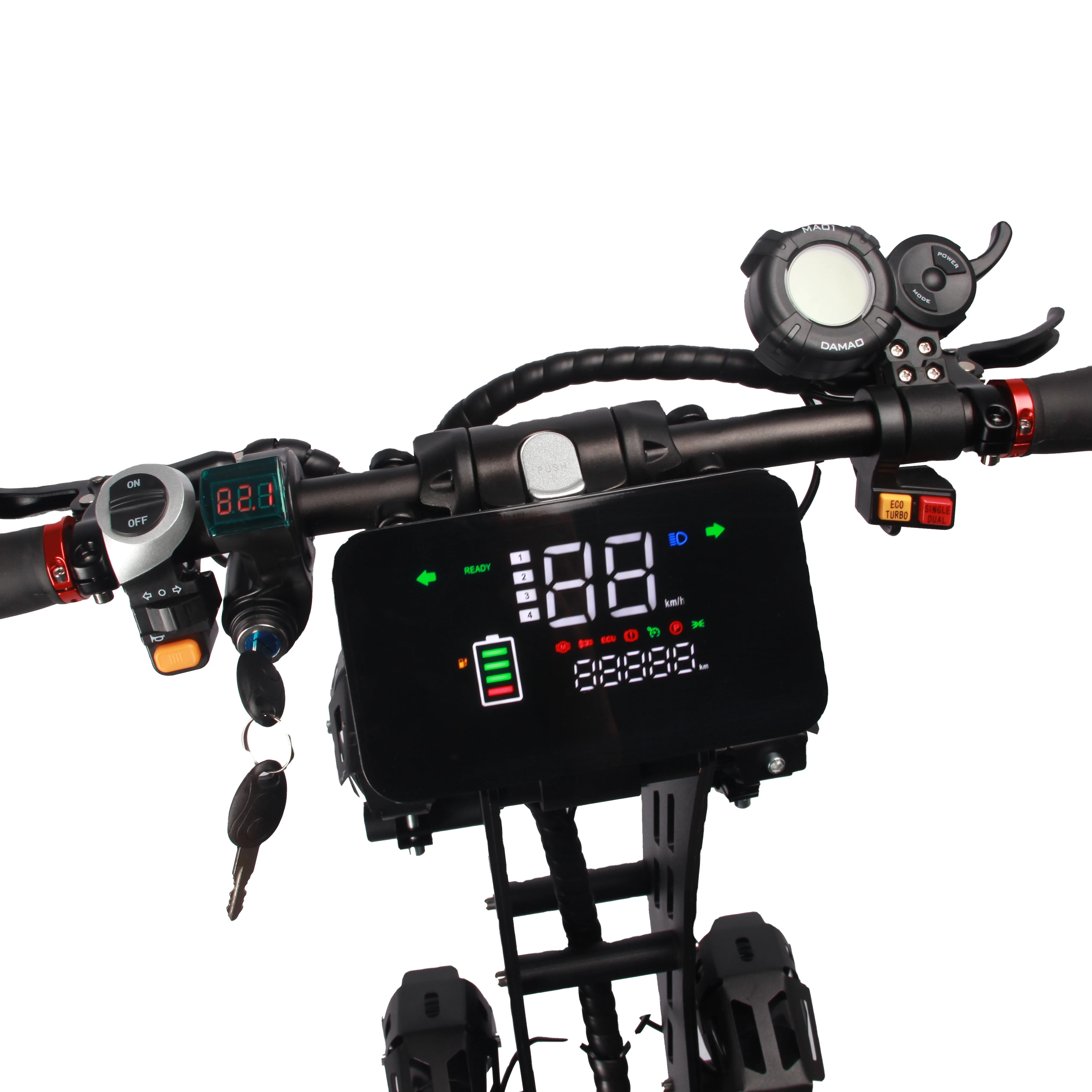 
 2021 самые популярные 13 дюймов 72V7000W Tesla 21700 батарея 72V30A взрослый складной электрический самокат с сиденьем  