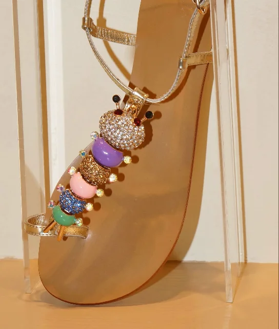 summer fashion flower shoes accessories for sneaker