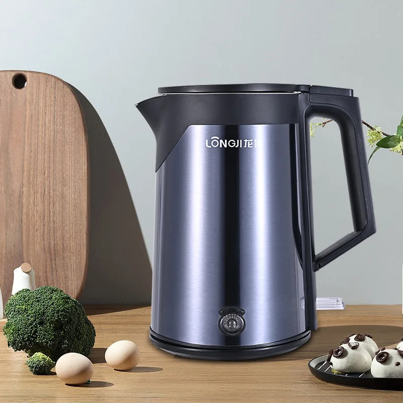 Fast Customization Automatic Shut-off New Mould Double Wall Kettle With Keep Warmer Function