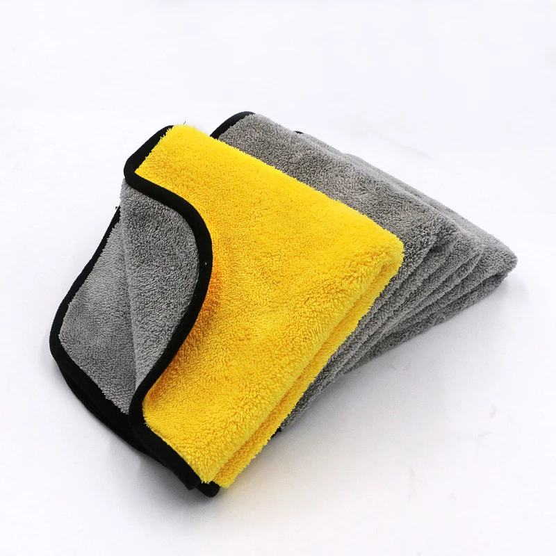 Ultra soft, Large, Thick and Quick Drying Car Microfiber Cleaning Towel 800GSM Polishing Waxing Auto Detailing Towel Cloth