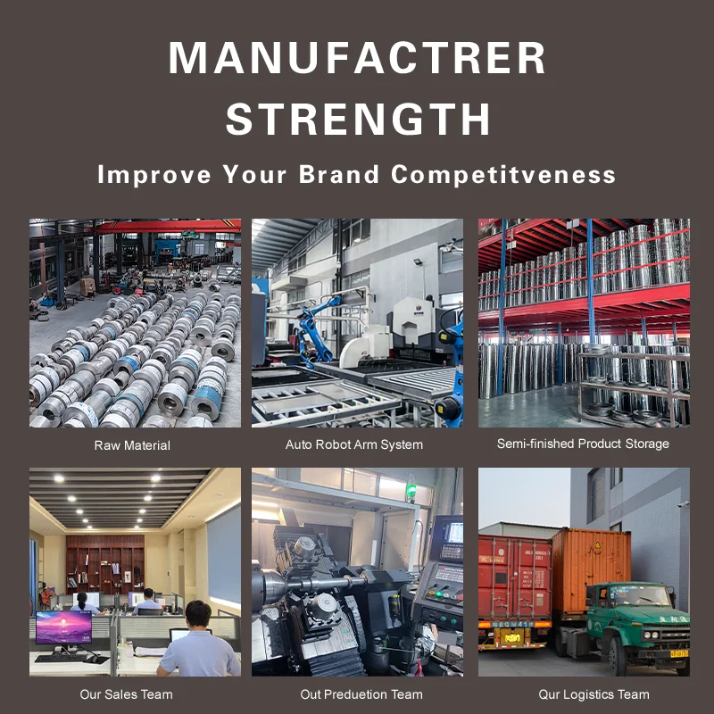 Luxury Rose Gold Round Inside Stripes Embossing Double Handles Food Dish Tri-Ply Stainless Steel Plate for Restaurant Hotel