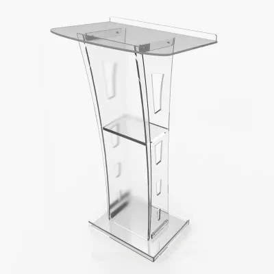 VONVIK Clear Acrylic Lectern Lucite Church Podium Pulpit For Conference Rooms and classrooms