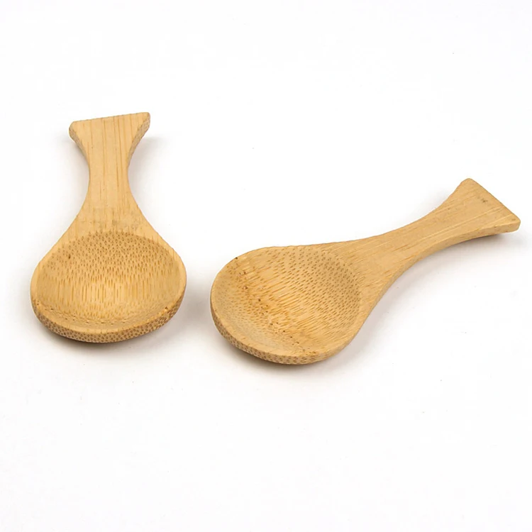 High Quality Mini Bamboo Edible Design Spoon