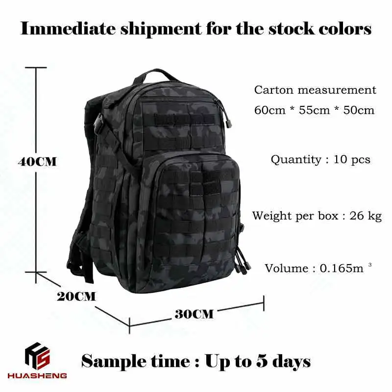 Wholesale Custom 25L Hunting Assault Molle Rucksack RUSH 12 Small Tactical Backpack