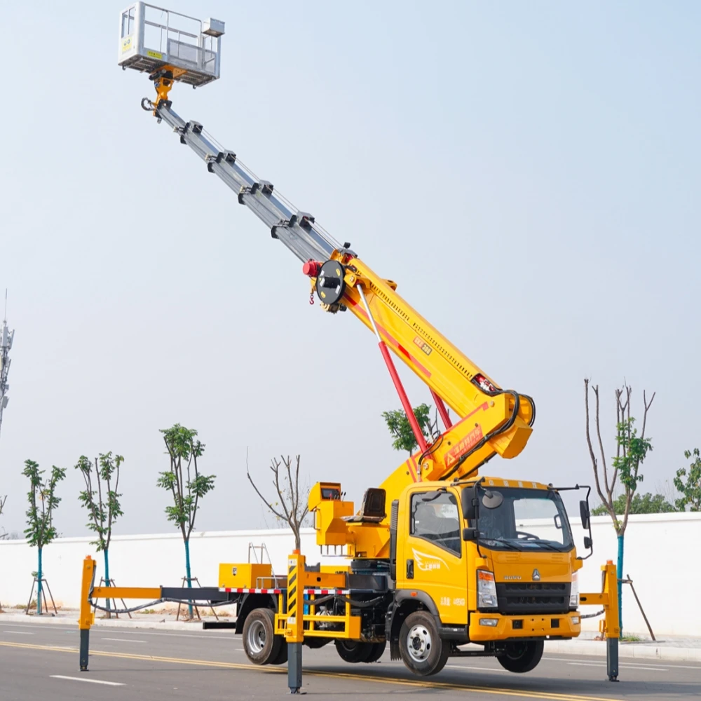 Sinotruk Howo 8-45 Meters Height Aerial Work Platform Arm Lift Bucket Truck for Sale