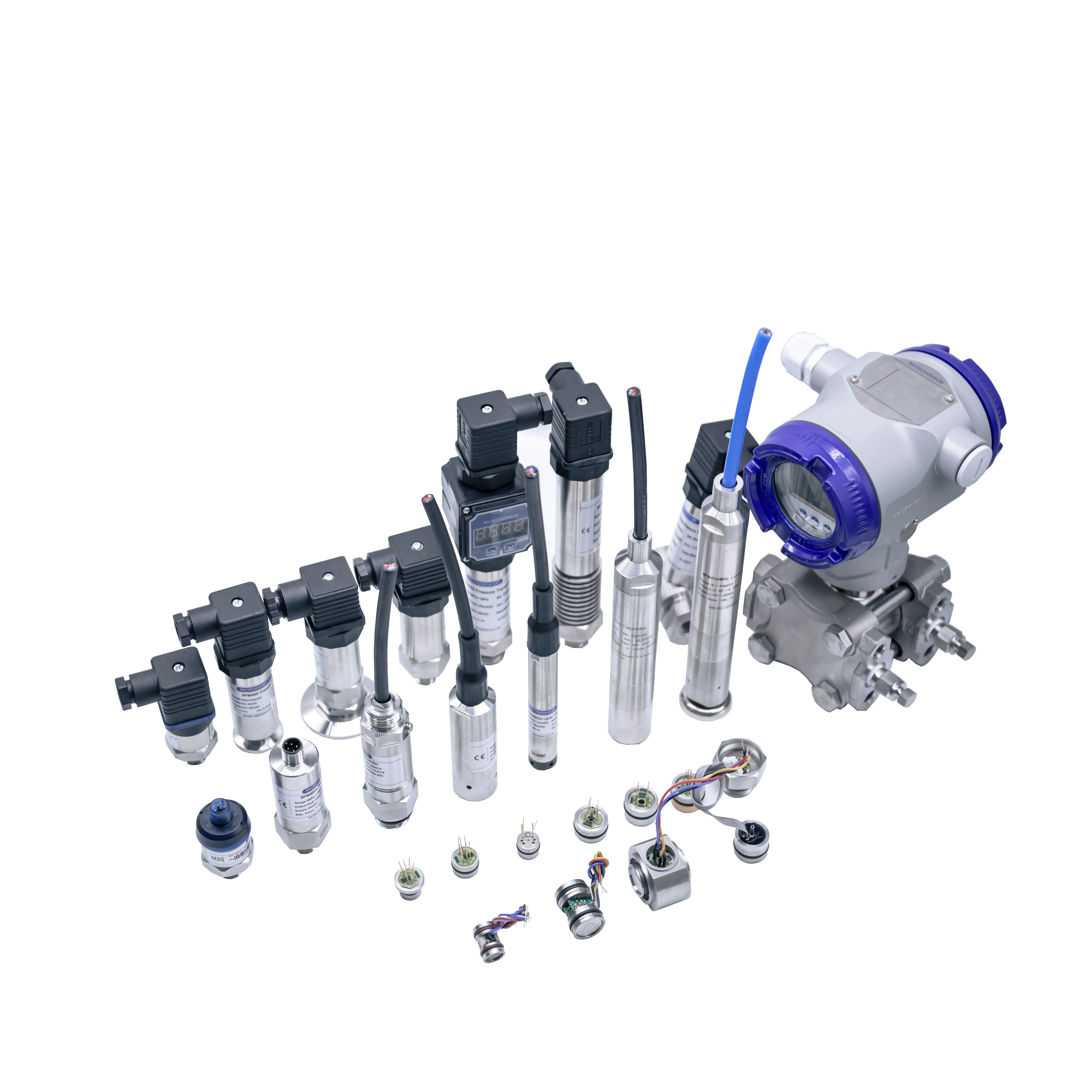 Microsensor Pressure Sensors OEM ODM Pressure Transmitter 4-20mA 1000bar Transducer MPM489 Liquid Oil Water Tank Pressure Sensor