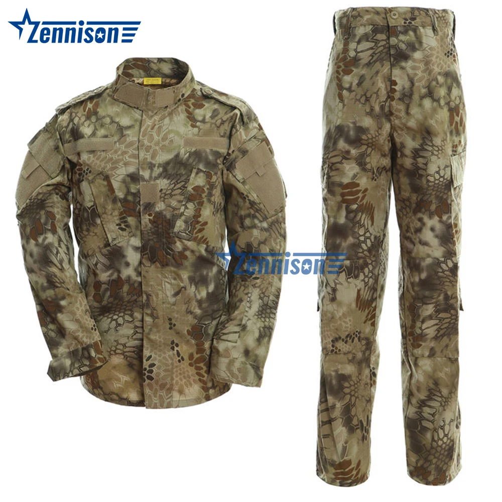 Jungle Python Rip Stop Durable Fabric Military Army Uniform