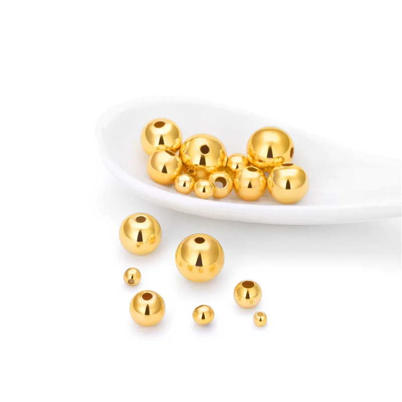  Jewelry Accessory Spacers Beads Accessories For Bracelets 925 Sterling Silver Fixed Bead DIY