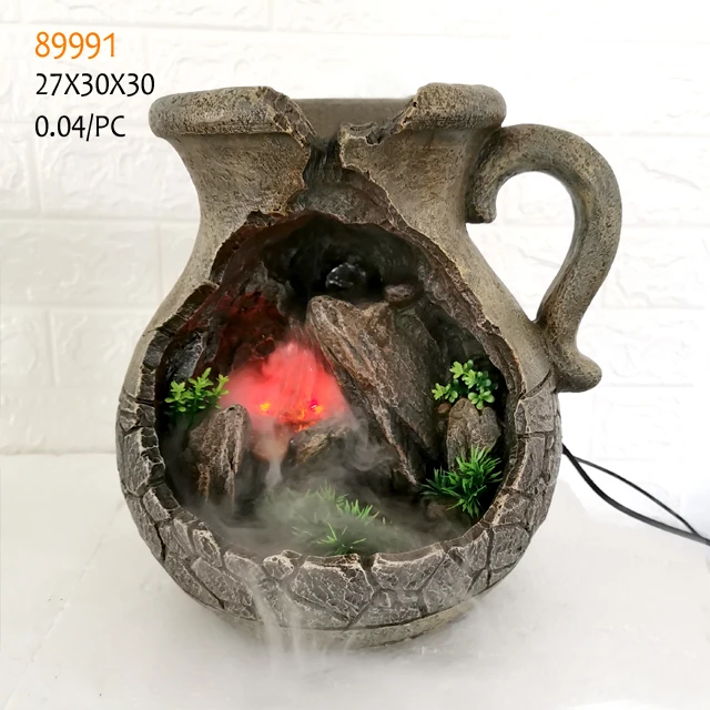 Лидер продаж современный дизайн каменный фонтан Крытый фонтан для настольного украшения