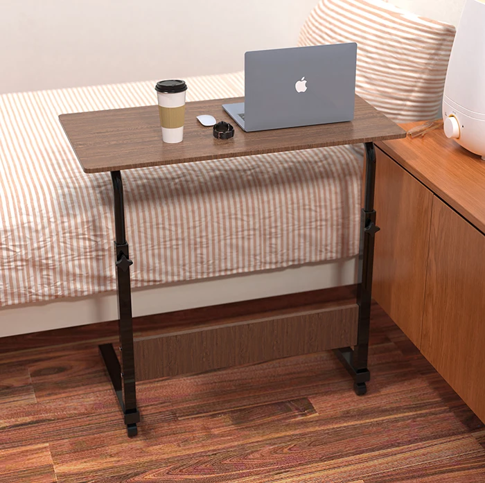 
Angle &Amp; Height Adjustable Rolling Laptop Bedside Desk Cart Over Bed Hospital Table Stand With Wheels Bedside Desk/ 