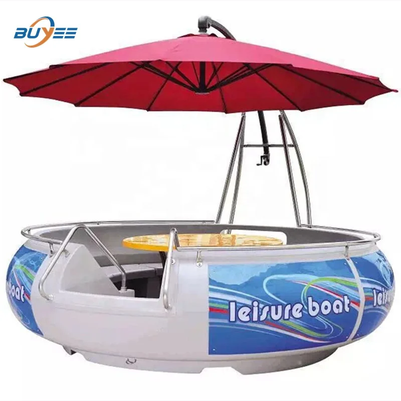 attractive water play equipment floating bbq boat bbq donut boat grill boat for kids