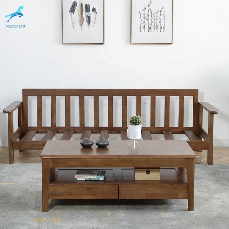 Customizable Furniture Living Room Customizable Dark Color American Style I Shaped Sofa