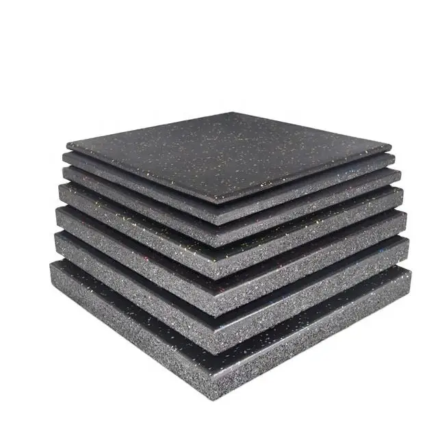 Heavy Duty Indoor  Outdoor Fitness Playground EPDM+SBR Gym Mat Rubber Flooring Tiles Floor Mat