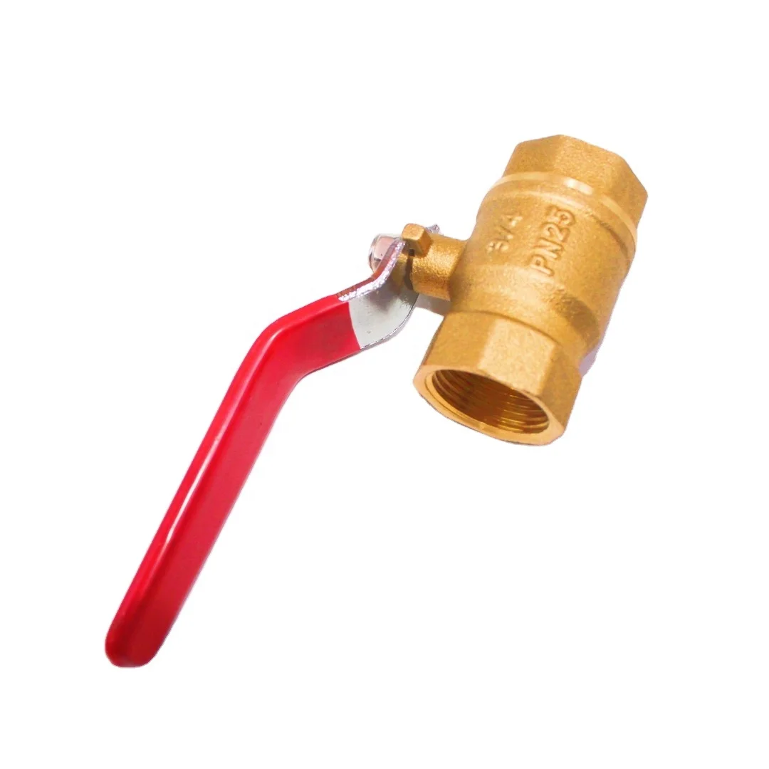 Nice quality  High-quality 3/4inch brass high-pressure ball valve BSP/NPT kit and nut manufacturer