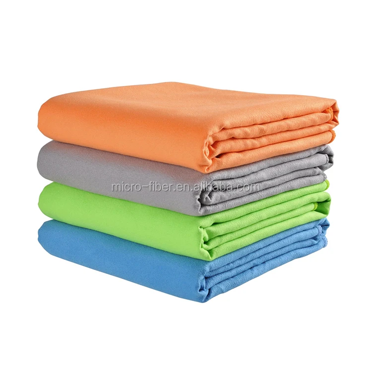 Super absorbent Microfiber suede quick dry large bath towel