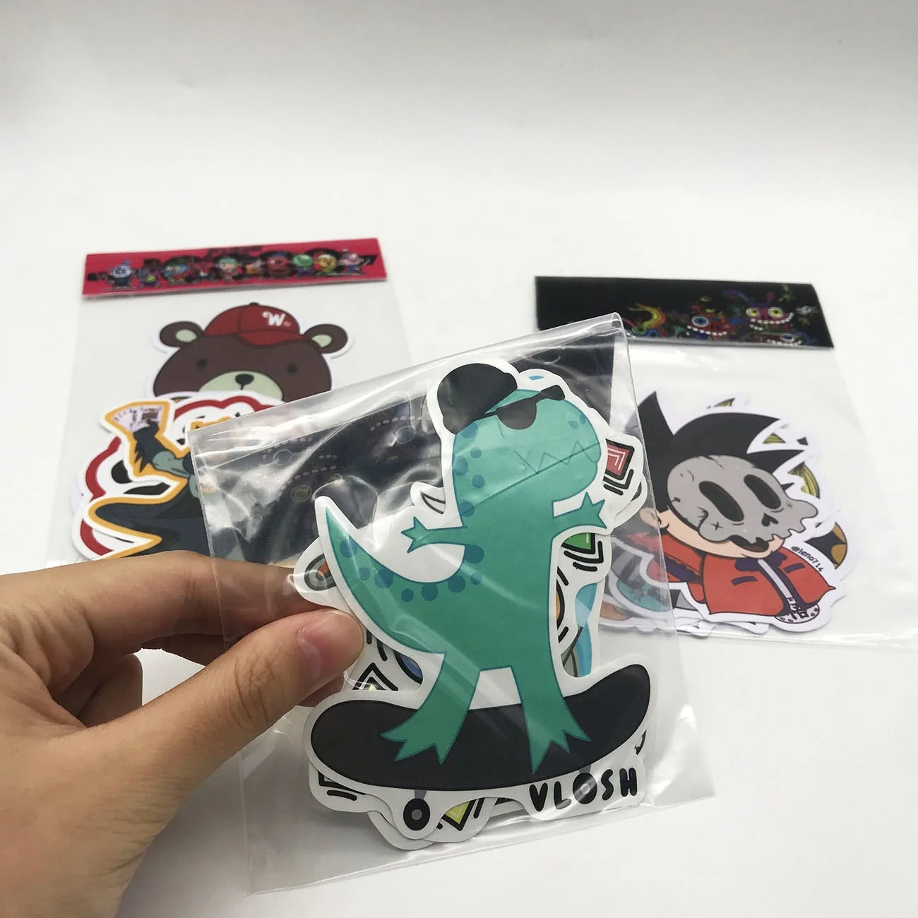 Custom Printed Irregular Die Cut Cute Cartoon Sticker Pack