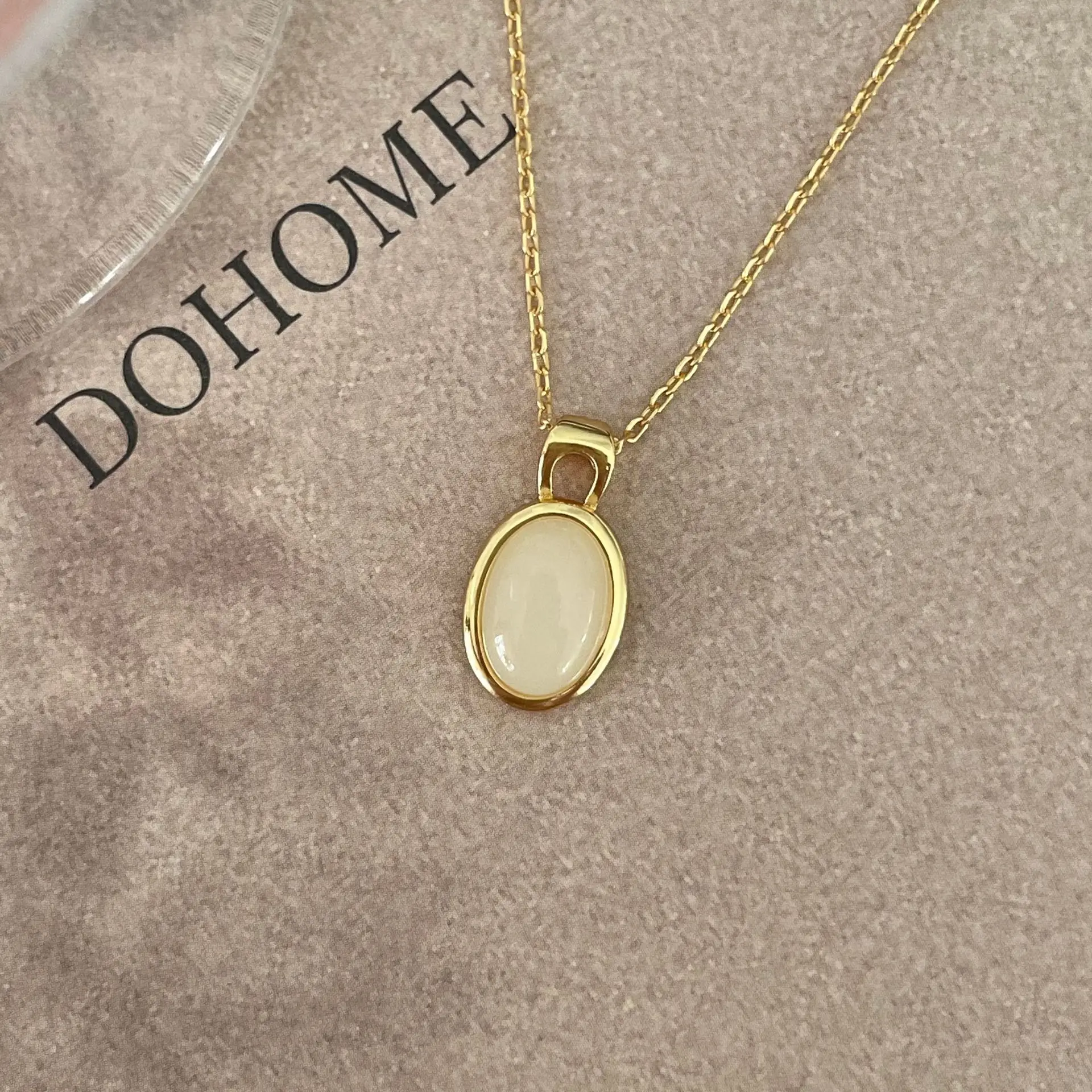 Fashion Gold Necklace Crystal Jewelry Necklace 925 Sterling Silver Crystal Necklace Wholesale