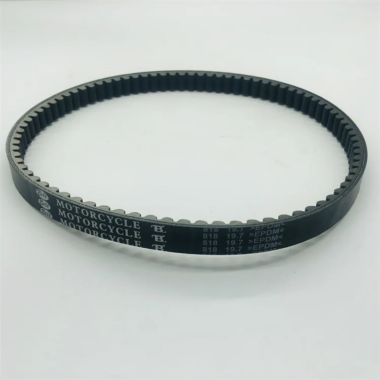 Motorcycle Belt High Temperature Resistant Suitable drive belt For PEUGEOT Django QP125T-2C 19.7*818