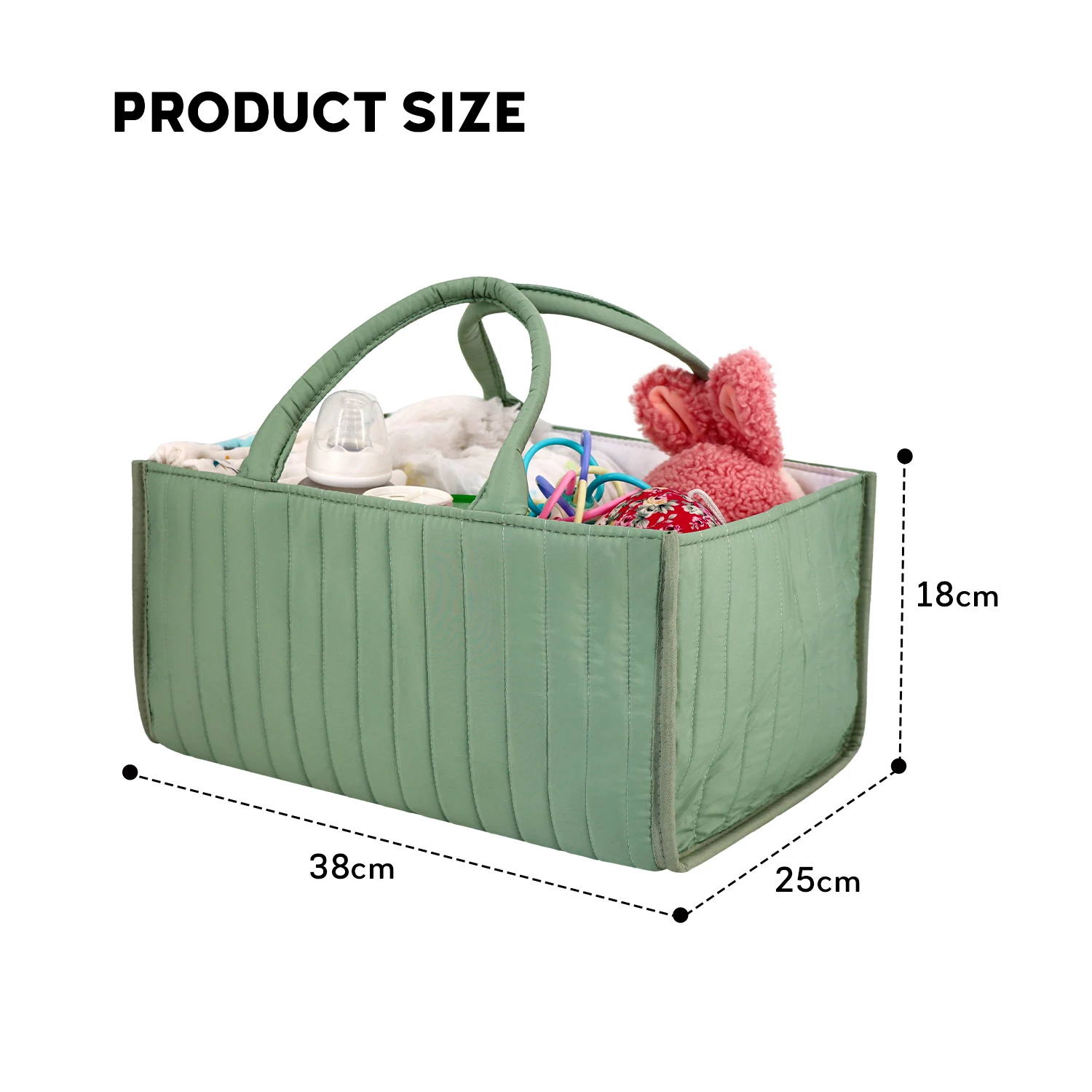 Chunya Textile Quilted Diaper Bag Essential items for newborns