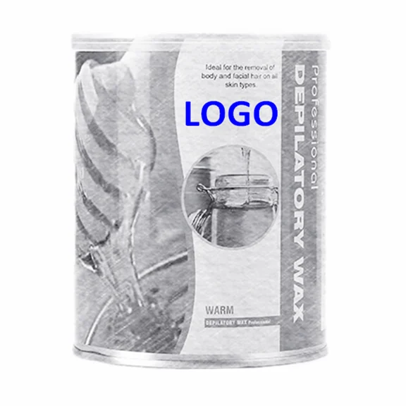 Wholesale Private Label 14oz 400g Depilatory Soft Wax Hot Liposoluble Wax Hair Removal Tin Wax