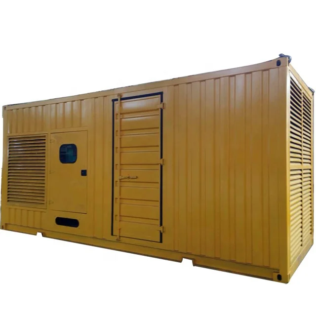 500kw---1200KW Containerized generator set  powered by JAPAN engine   diesel generator set standby power mainpower