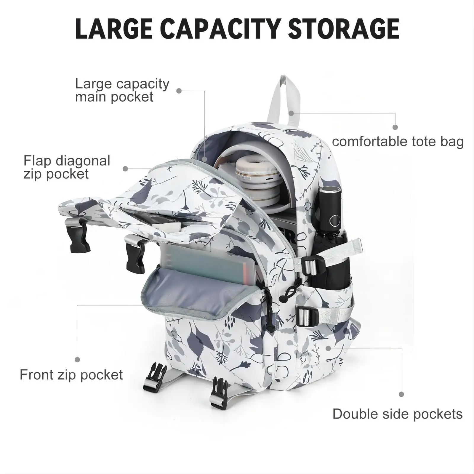 Custom Wholesale School Supplies Office stationery Set Large Capacity School Bag School Polyester Backpack For Girls Boys