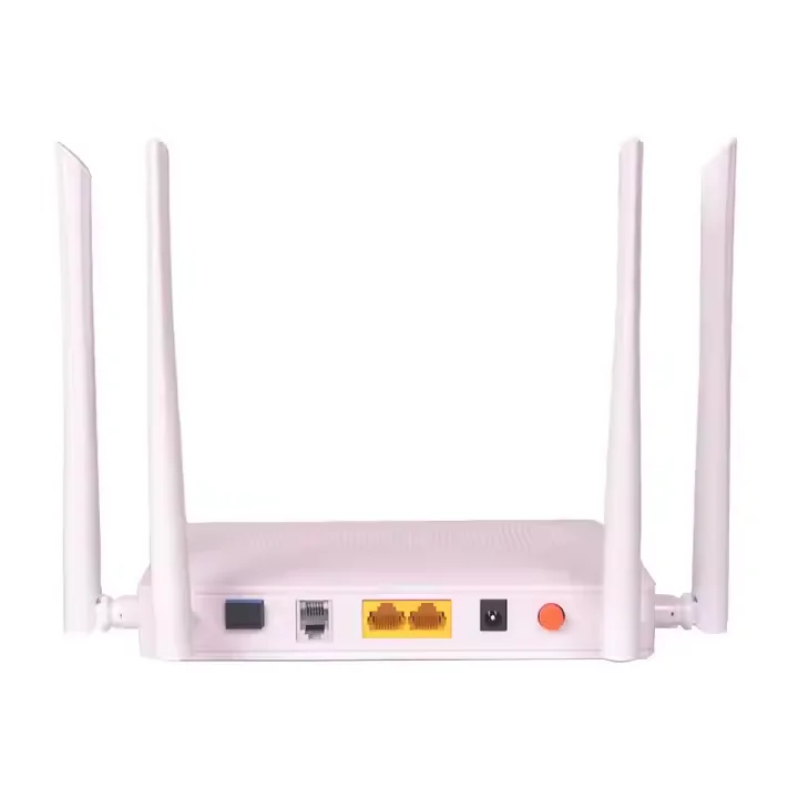Двухдиапазонный XPON ONU с 2 4G + 5G VOIP WIFI волоконно-Оптическая сеть 12V блок питания