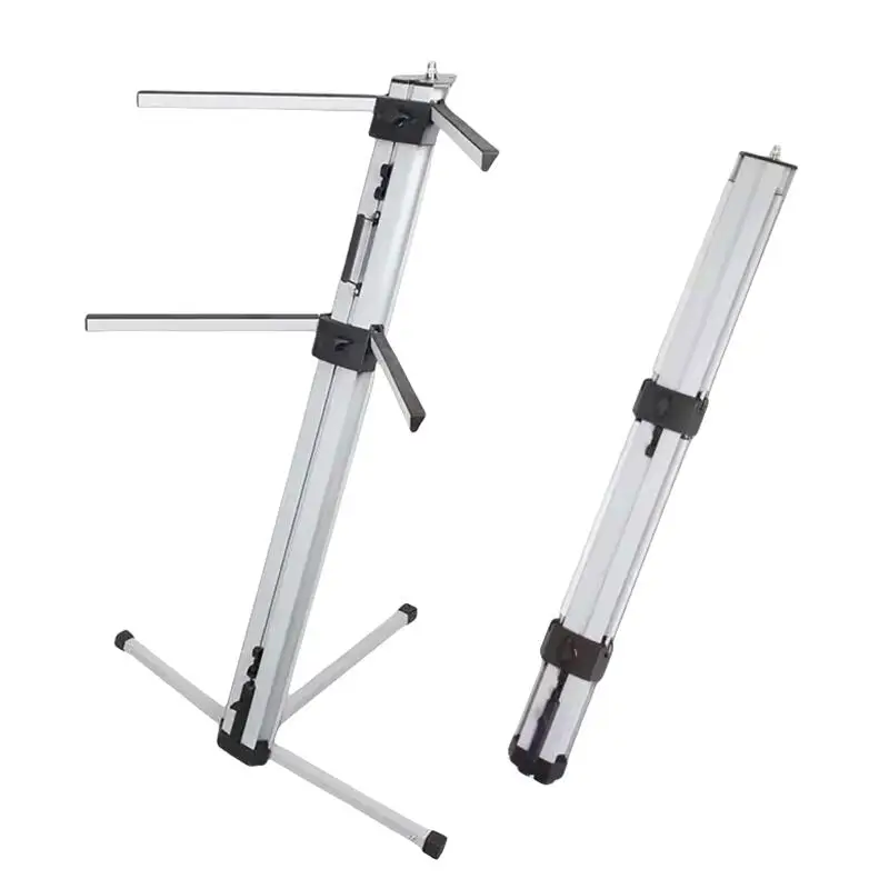 Manufacturer Wholesale Aluminum Column Plane Keyboard Stand, keyboard stand music instrument