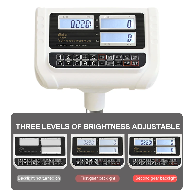 Modern weighing scale digital 150kg 300kg high accurate platform floor scale
