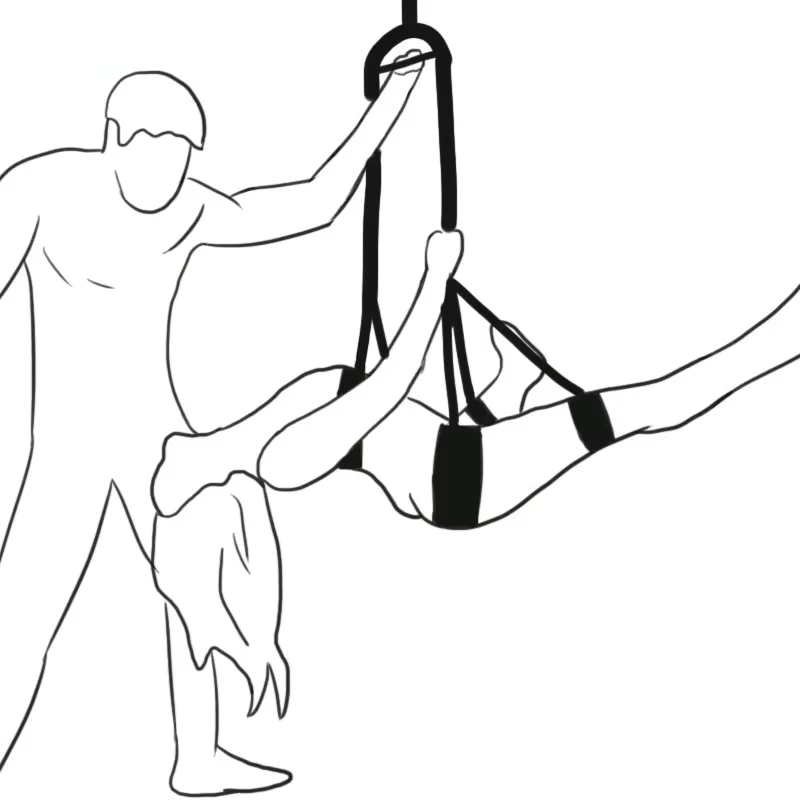 SM Sex Position Love Strong Swing Sex furniture Auxiliary tool prop Fantasy Yoga Erotic toy