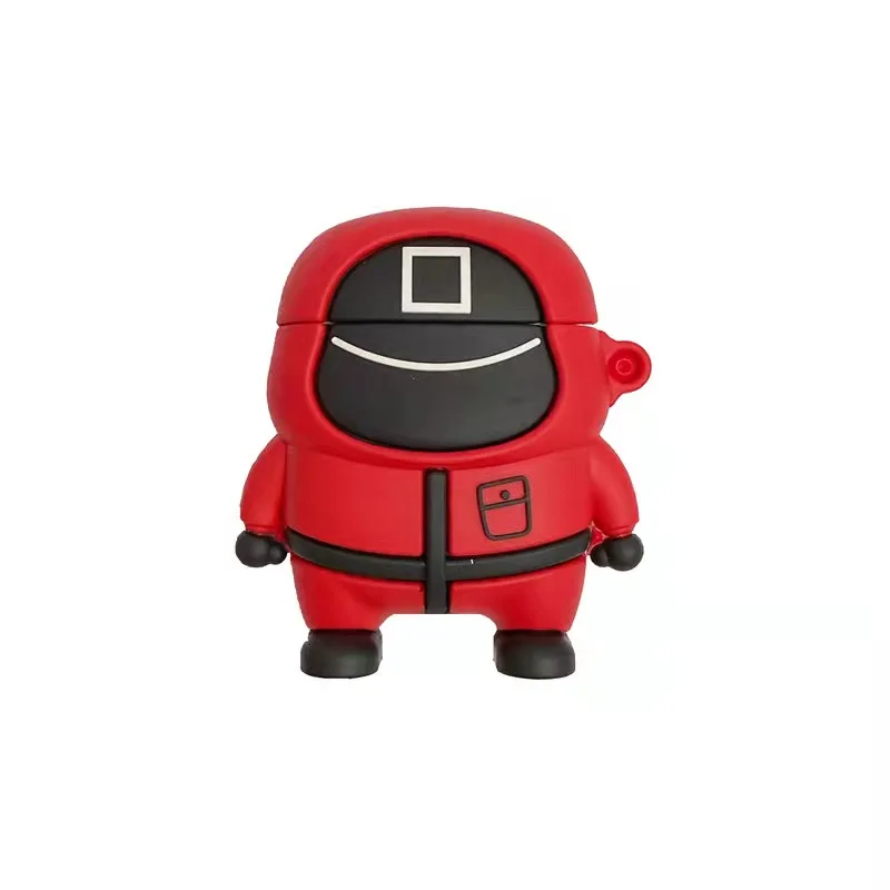 3D Squid Game for Airpods 1 2 3 Case Wholesale Protect Cover for Air pods Pro Charging Box