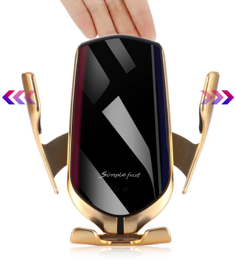 2022 new R110W sublimation wireless phone charger wireless portable charger smart sensor car wireless charger