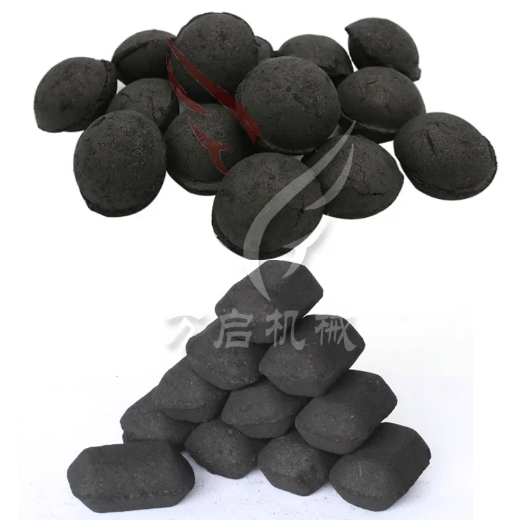 Anthracite Coal-ball automatic charcoal aluminum powder bio wood bbq extrusion forming Press making briquette retort machine