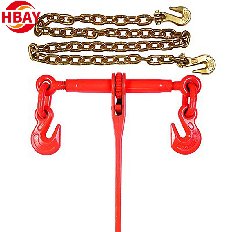 Ratchet Tightener Ratchet Tensioner American Style Tensioner Manual Straight Pipe 3/8-1/2 Tensioner Can Be Equipped with Chain