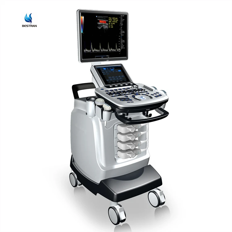 BT-UD90 hospital Ultrasonic Diagnosis Equipment digital mobile 4d color doppler ultrasound machine cardiac ultrasound scanner