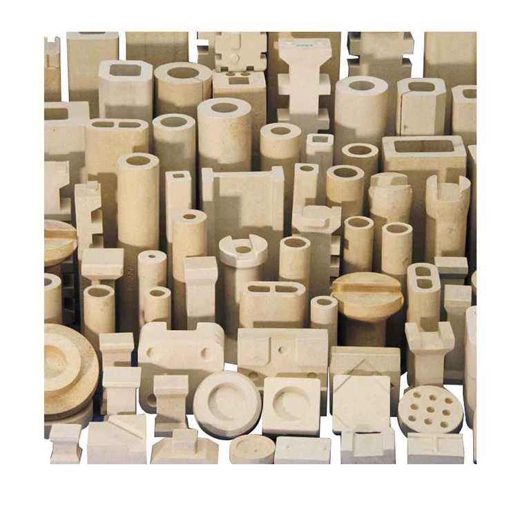 carbide ceramic post or pillar cordierite-mullite hollow support with good thermal shock resistance