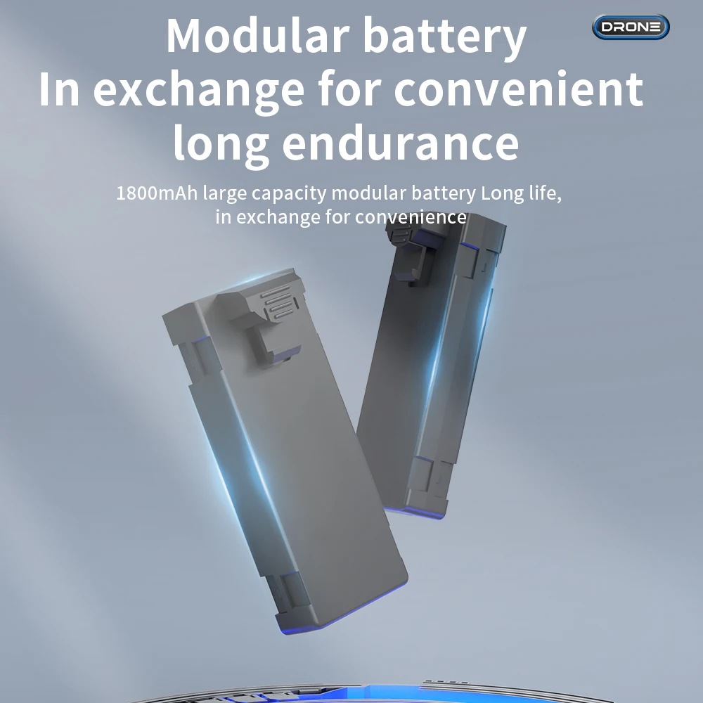 E88 Pro Affordable Beginner Drone 4 Axis WiFi 15 Min Flight Dual 4K Cameras LED Lights