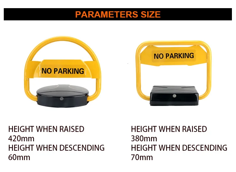 Automatic Car No Parking Bay Barrier Lock
