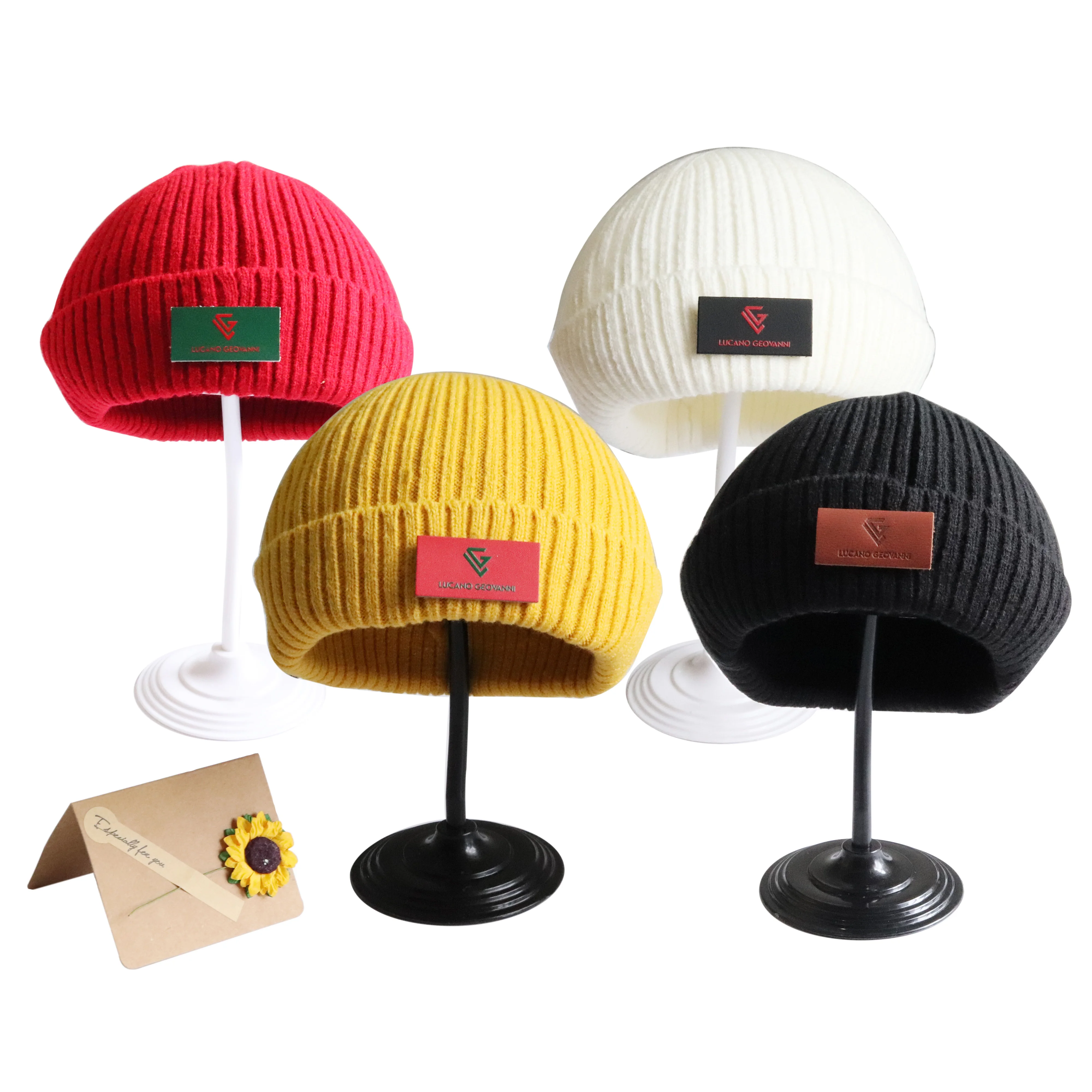 Custom Laserable Leatherette Hat Rectangle Patches Iron on Leather Patch Circle PU Logo Laser engrave vegan leather patch